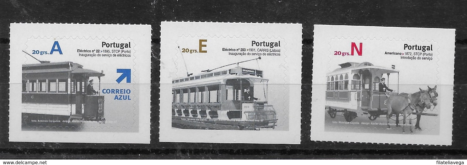 Serie De Portugal Nº Yvert 3139/41 ** TRENES (TRAINS) - Unused Stamps