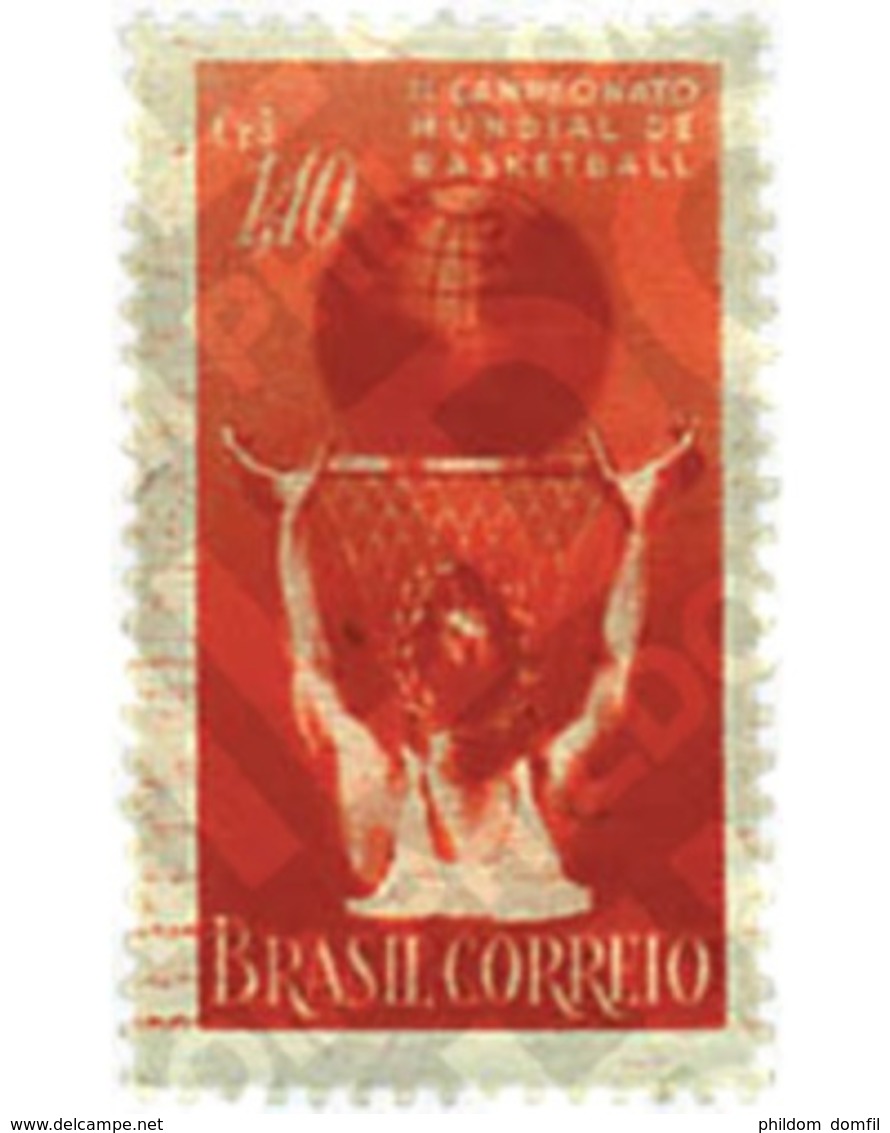 Ref. 51866 * MNH * - BRAZIL. 1954. 2nd WORLD BASKETBALL CHAMPIONSHIP . 2 CAMPEONATO DEL MUNDO DE BALONCESTO - Neufs