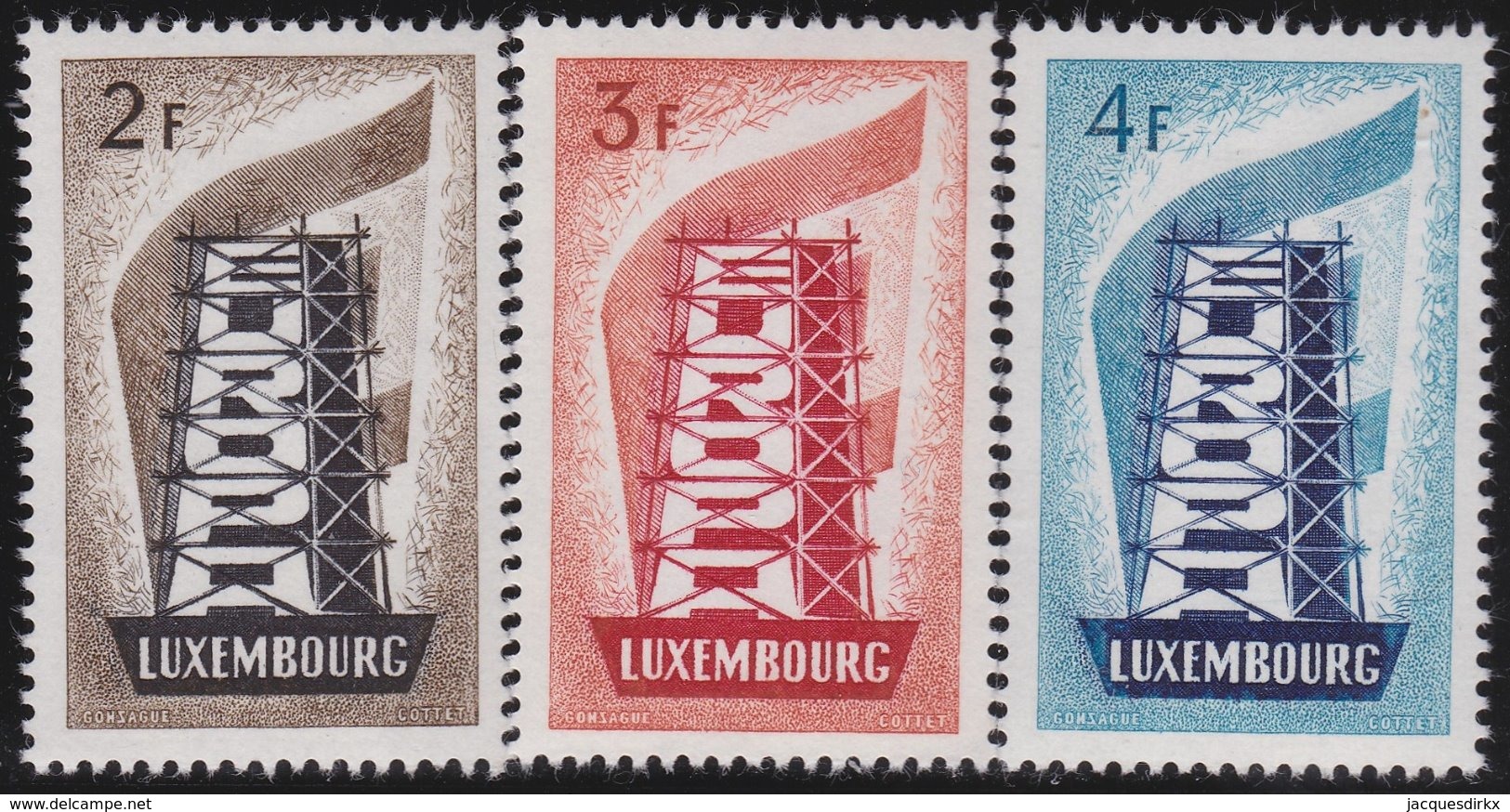 Luxembourg  .    Yvert     .   514/516     .    **     .   Neuf SANS Charniere  .  /   .   MNH - Unused Stamps