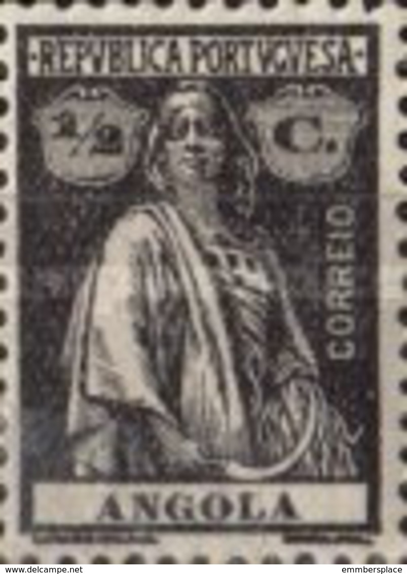 Angola - 1914-24 Ceres 1/2c MH * - Angola