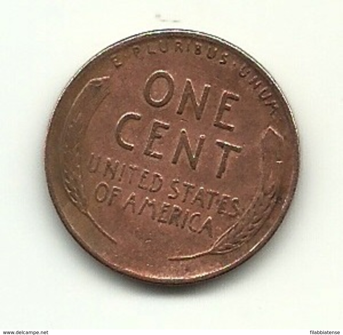 1952 - Stati Uniti 1 Cent   D     ------ - 1909-1958: Lincoln, Wheat Ears Reverse