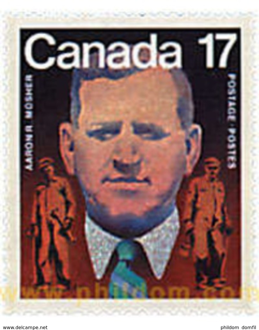 Ref. 58015 * MNH * - CANADA. 1981. CENTENARY OF AARON R. MOSHER . CENTENARIO DE AARON R. MOSHER - Eisenbahnen