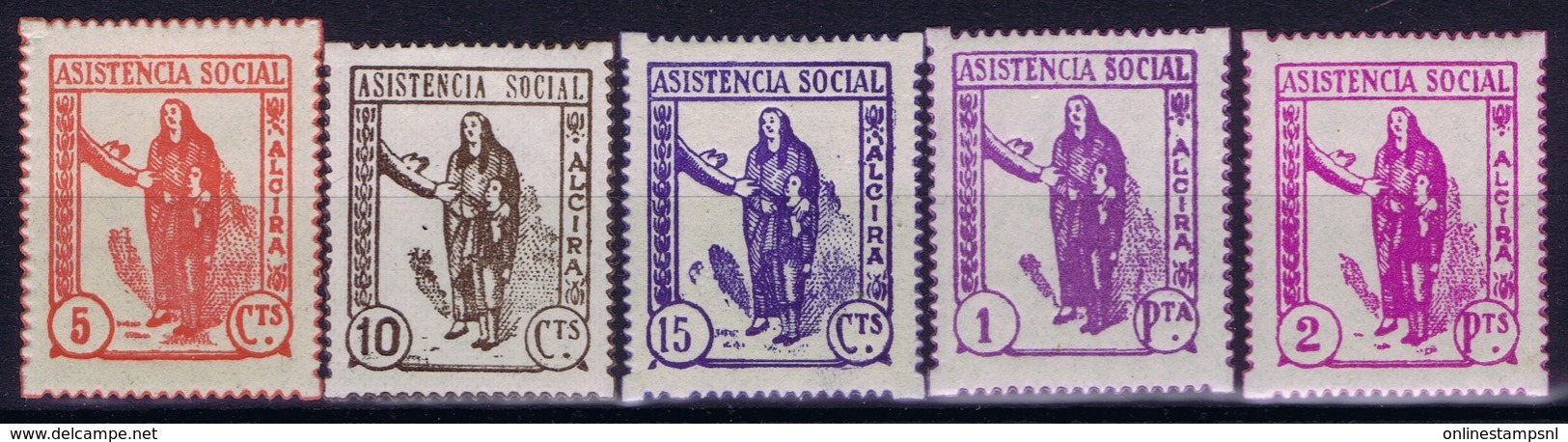 Spian : Asistencia Social Alcira - Spanish Civil War Labels