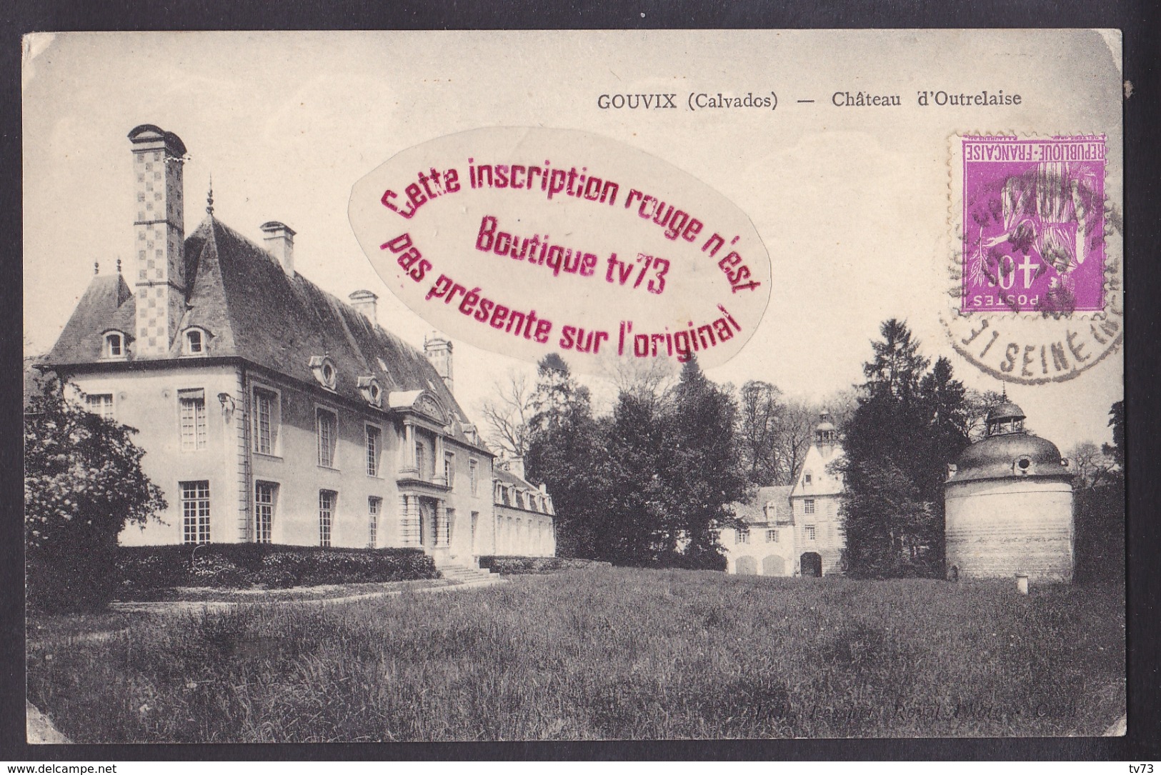 Q1781 - GOUVIX Chateau D'Outrelaise - Calvados - Other & Unclassified