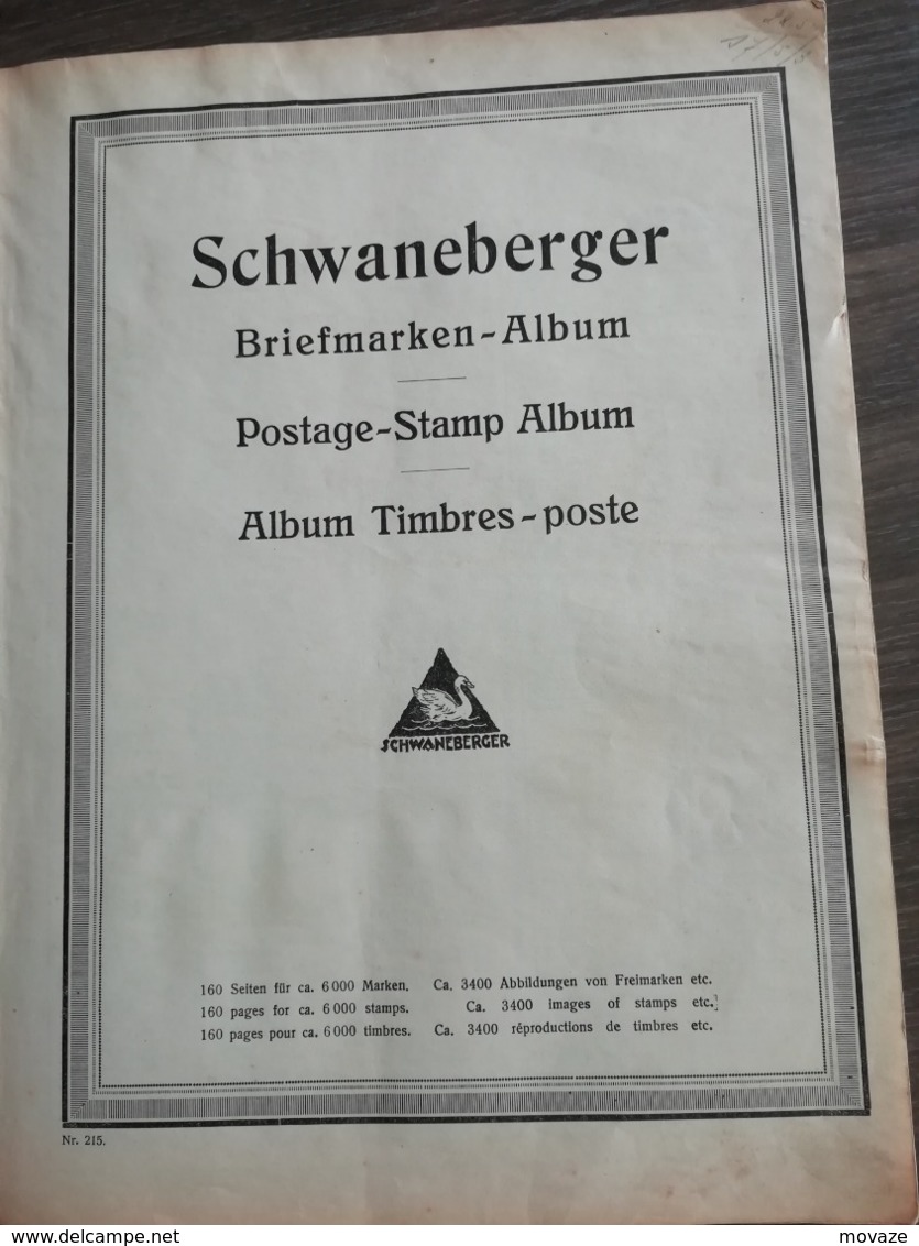 Schwaneberger Album Uit 1938 Met Postzegels Deutches Reich - Collections (en Albums)