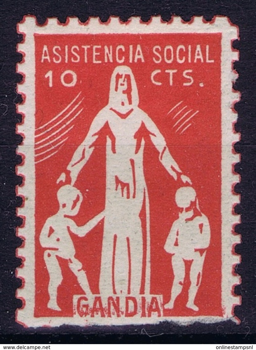 Spian : Asistencia Social Gandia - Spanish Civil War Labels