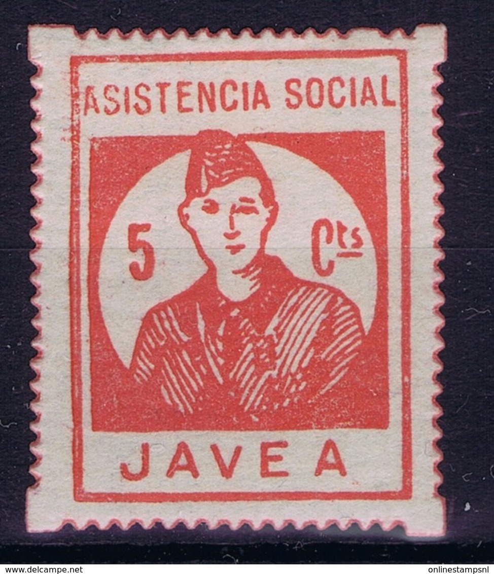 Spian : Asistencia Social Javea - Spanish Civil War Labels
