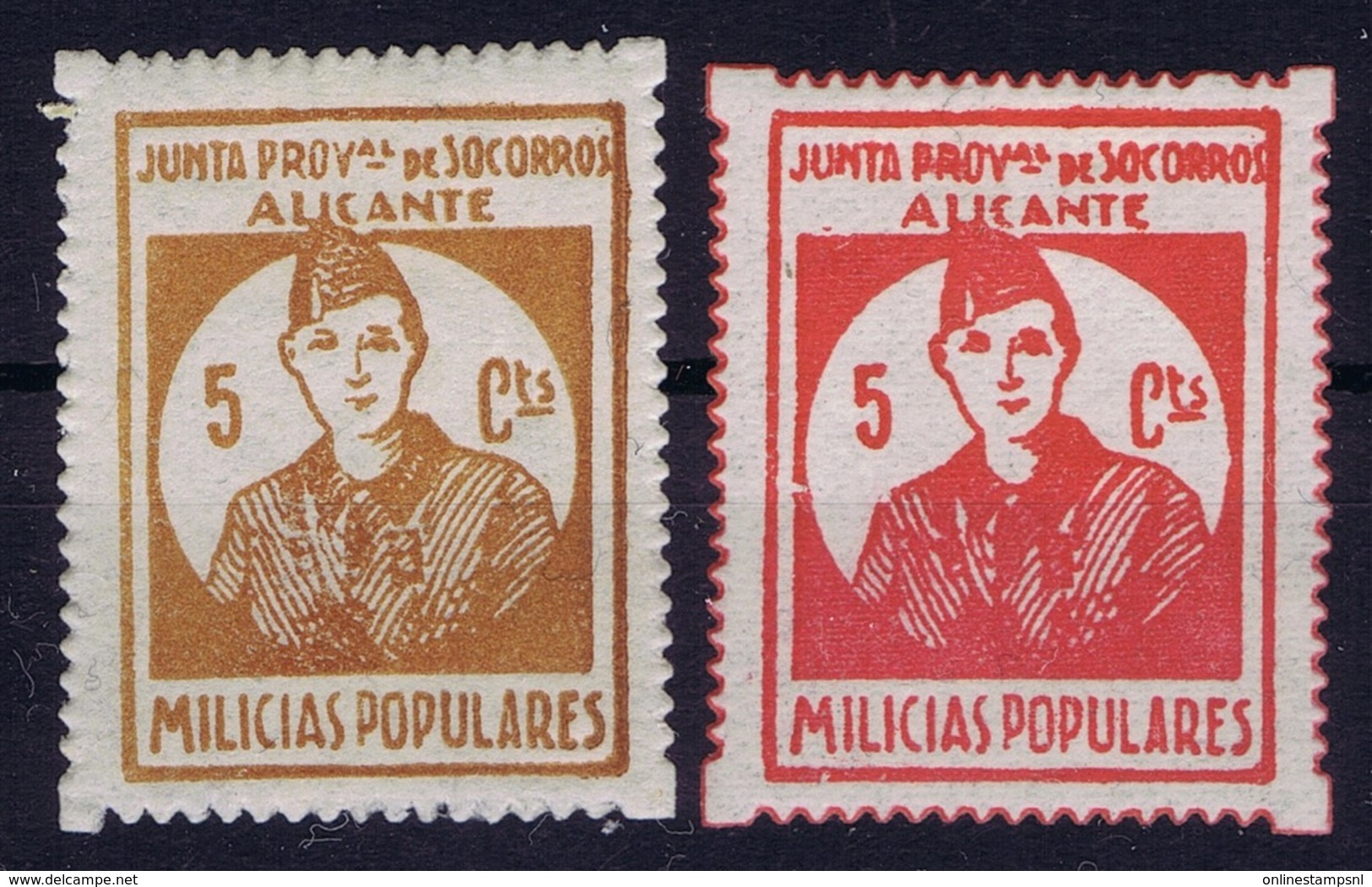 Spian : Asistencia Social Alicante - Spanish Civil War Labels