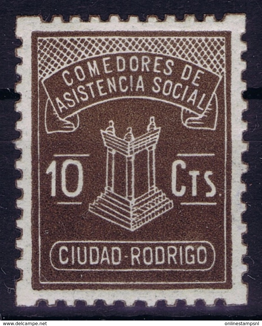 Spian : Asistencia Social Ciudao-Rodrigo - Spanish Civil War Labels