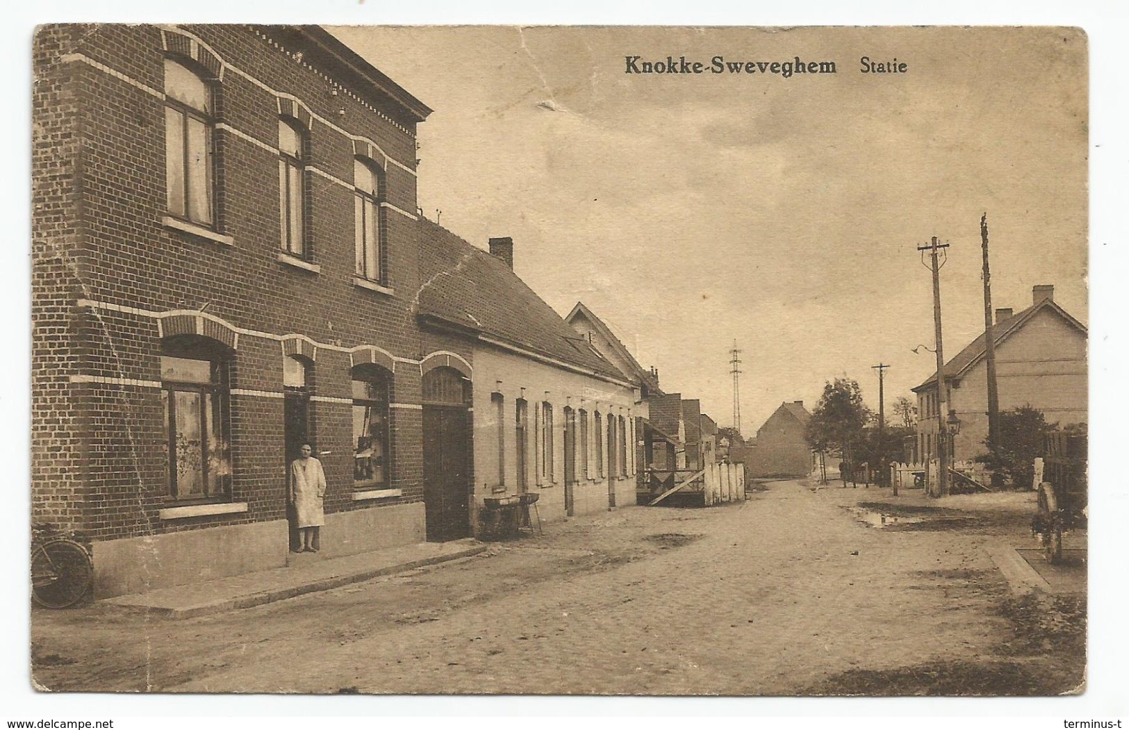 Knokke-Sweveghem. Statie. - Zwevegem