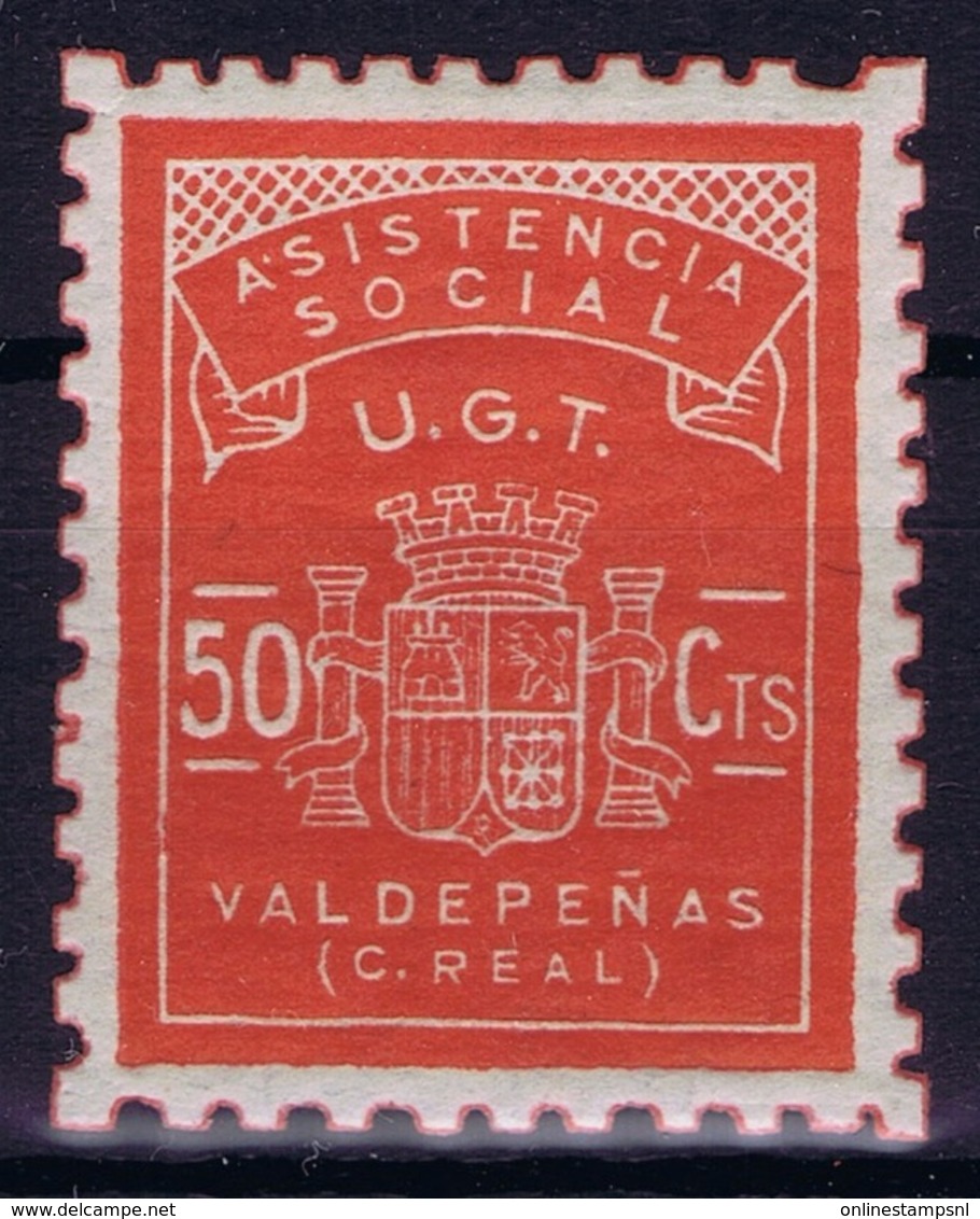 Spian : Asistencia Social Valdepenas - Spanish Civil War Labels