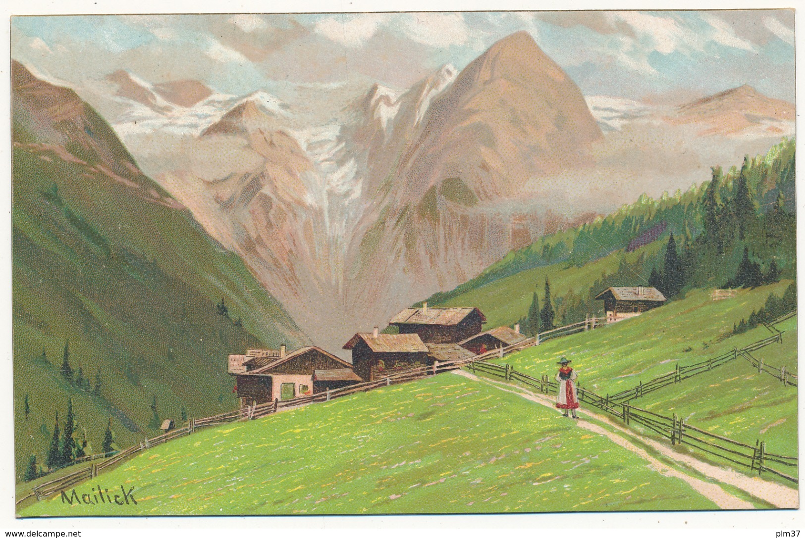 Alfred MAILICK - Paysage Alpestre - Mailick, Alfred