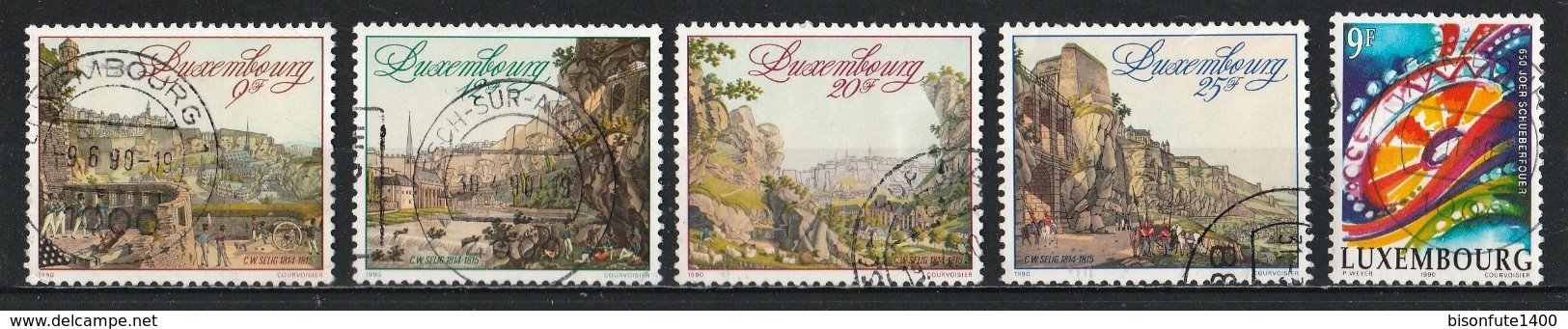 Luxembourg 1990 : Timbres Yvert & Tellier N° 1186 - 1187 - 1188 - 1189 - 1190 - 1191 - 1192 - 1193 Et 1194 Oblit. - Gebruikt