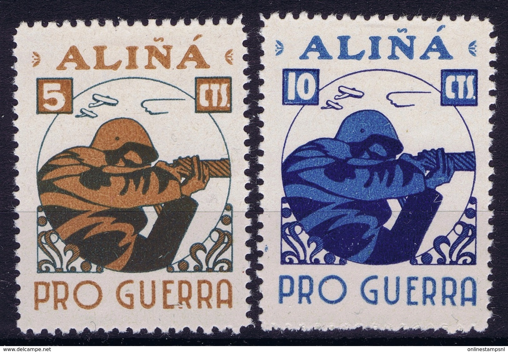 Spain: Alina Pro Guerra - Vignette Della Guerra Civile