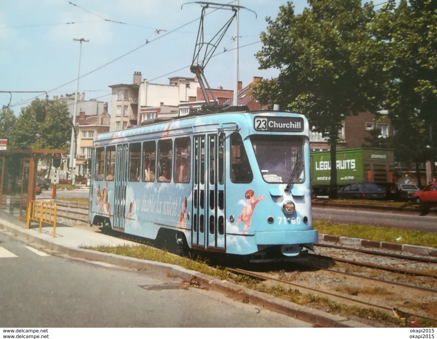 TRAM 39  STOCKEL BRUXELLES BELGIQUE PHOTO + TRAM GARE DU MIDI CARTE - PHOTO + 3 PHOTOS + CARTE POSTALE TRAM 23