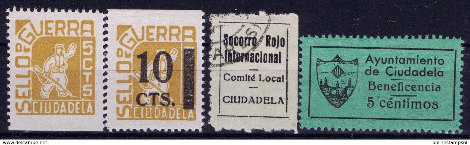 Spain: Ciudadela - Spanish Civil War Labels