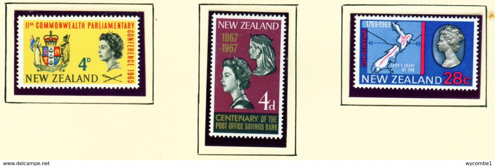 NEW ZEALAND  -  1965 Parliamentary Conference Set Unmounted/Never Hinged Mint - Unused Stamps