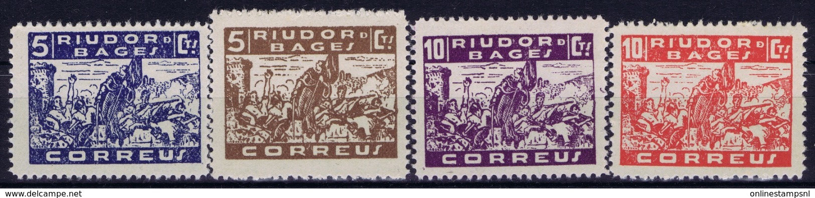 Spain: Riudor Bages - Spanish Civil War Labels