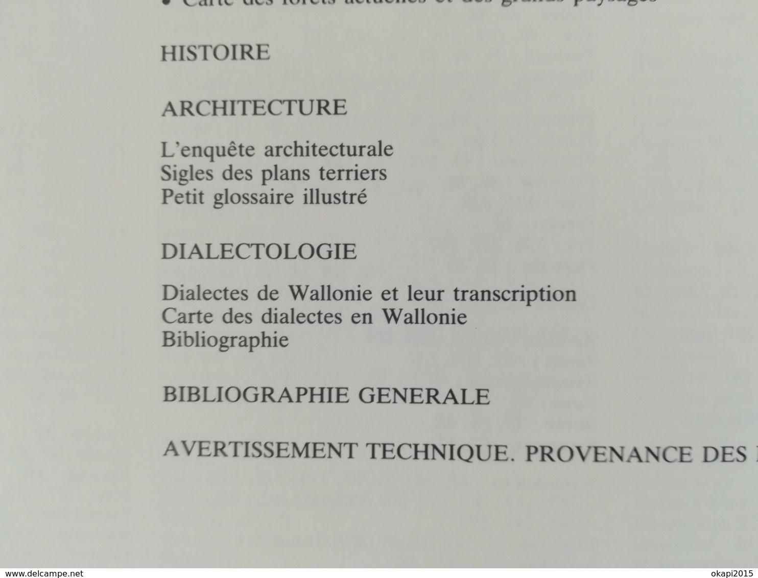 ARCHITECTURE RURALE DE WALLONIE CONDROZ LIÈGE  HAINAUT NAMUR BELGIQUE LIVRE ANNÉE 1989