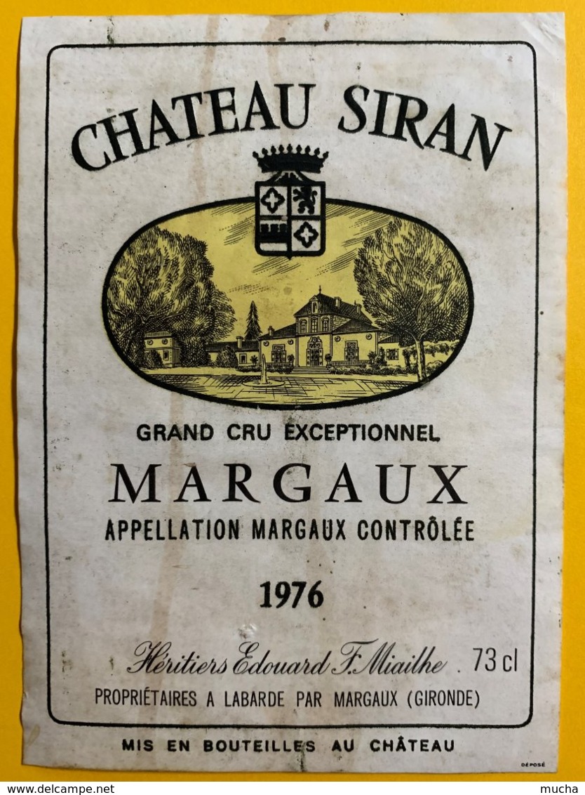 11841 - Château Siran 1976 Margaux - Bordeaux