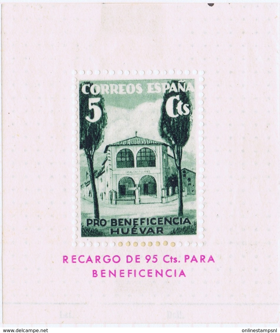 Spain: Pro Beneficencia Huevar 5 Blocks MH/* Flz/ Charniere - Vignettes De La Guerre Civile