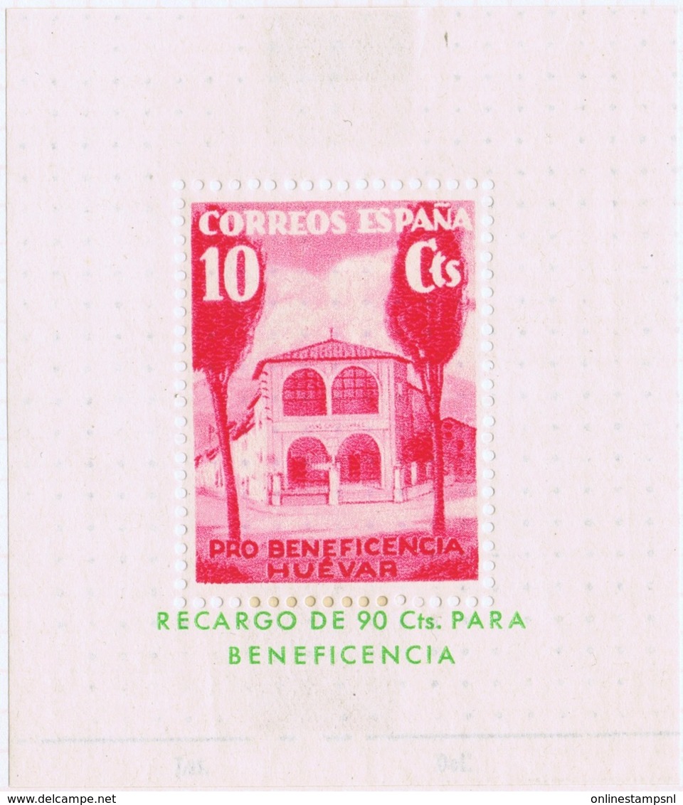 Spain: Pro Beneficencia Huevar 5 Blocks MH/* Flz/ Charniere - Vignettes De La Guerre Civile