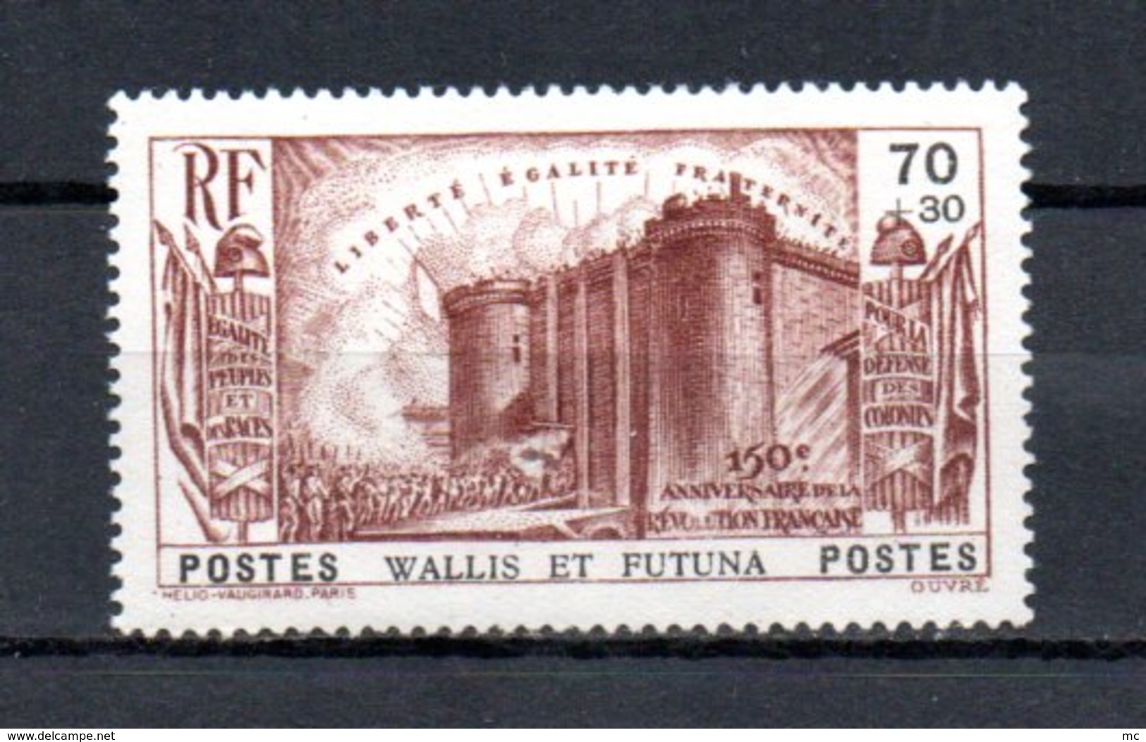 Wallis Et Futuna N° 73 Luxe ** - 1939 150e Anniversaire De La Révolution Française