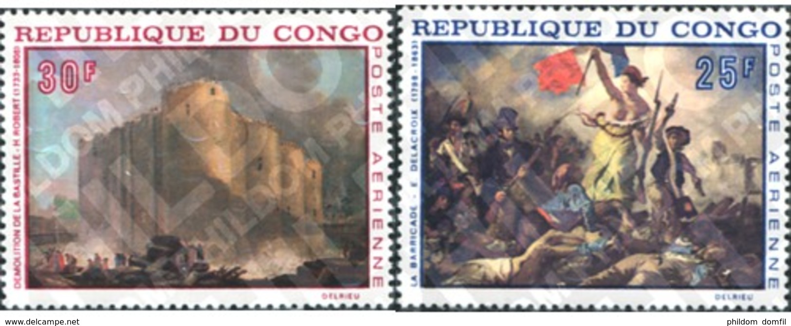 Ref. 370701 * MNH * - CONGO. 1968. PINTURAS DIVERSAS - Mint/hinged