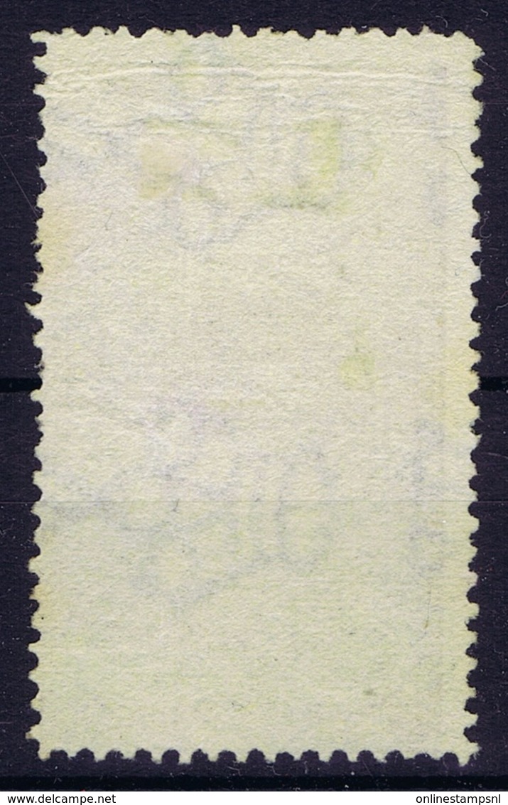 Victoria  SG 229 Light Used 1884 Stamp Statue Serie  1 Pound Slate-violet Yellow - Used Stamps