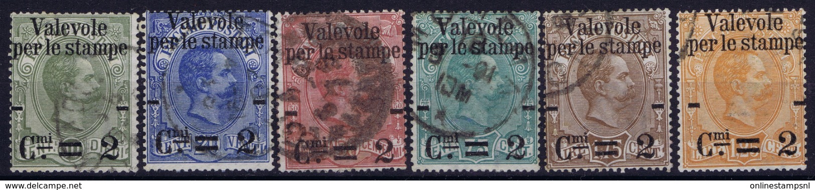 Italy Nr 61 - 66 Obl./Gestempelt/used - Afgestempeld