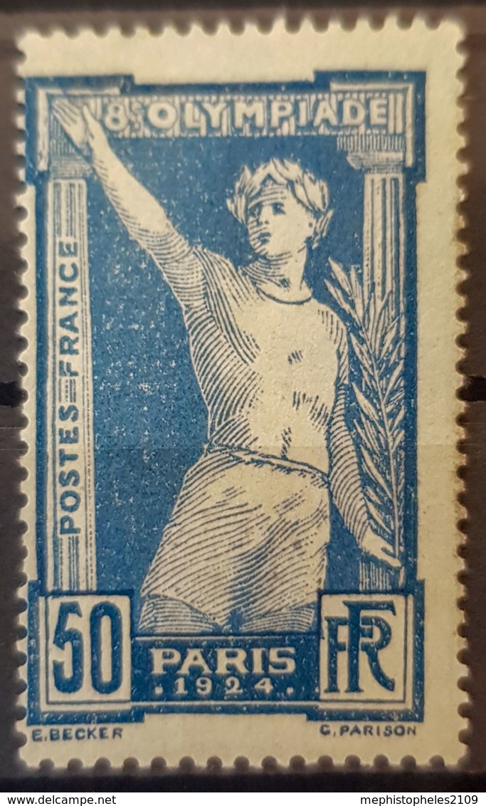 FRANCE 1924 - MNG - YT 186 - Olympiade - Gebruikt