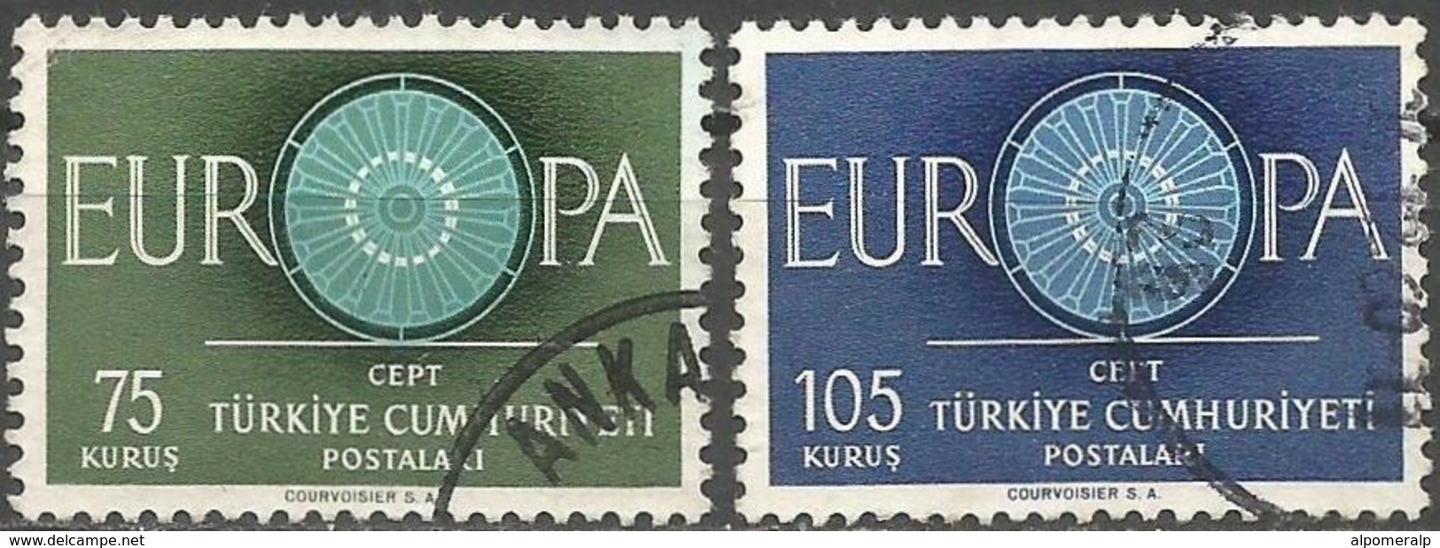 Türkiye 1960 Mi 1774-1775 Europa Cept - Used Stamps