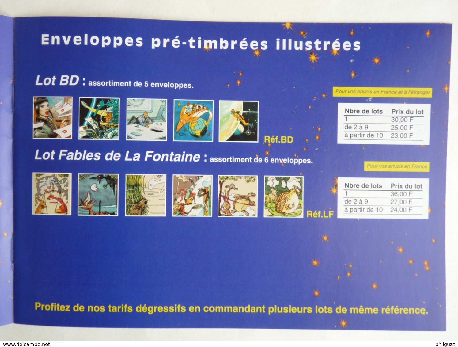 Catalogue La Poste Prêt à Poster BD 1997 Moebius Mezieres Bilal Pellos ... - Autres & Non Classés