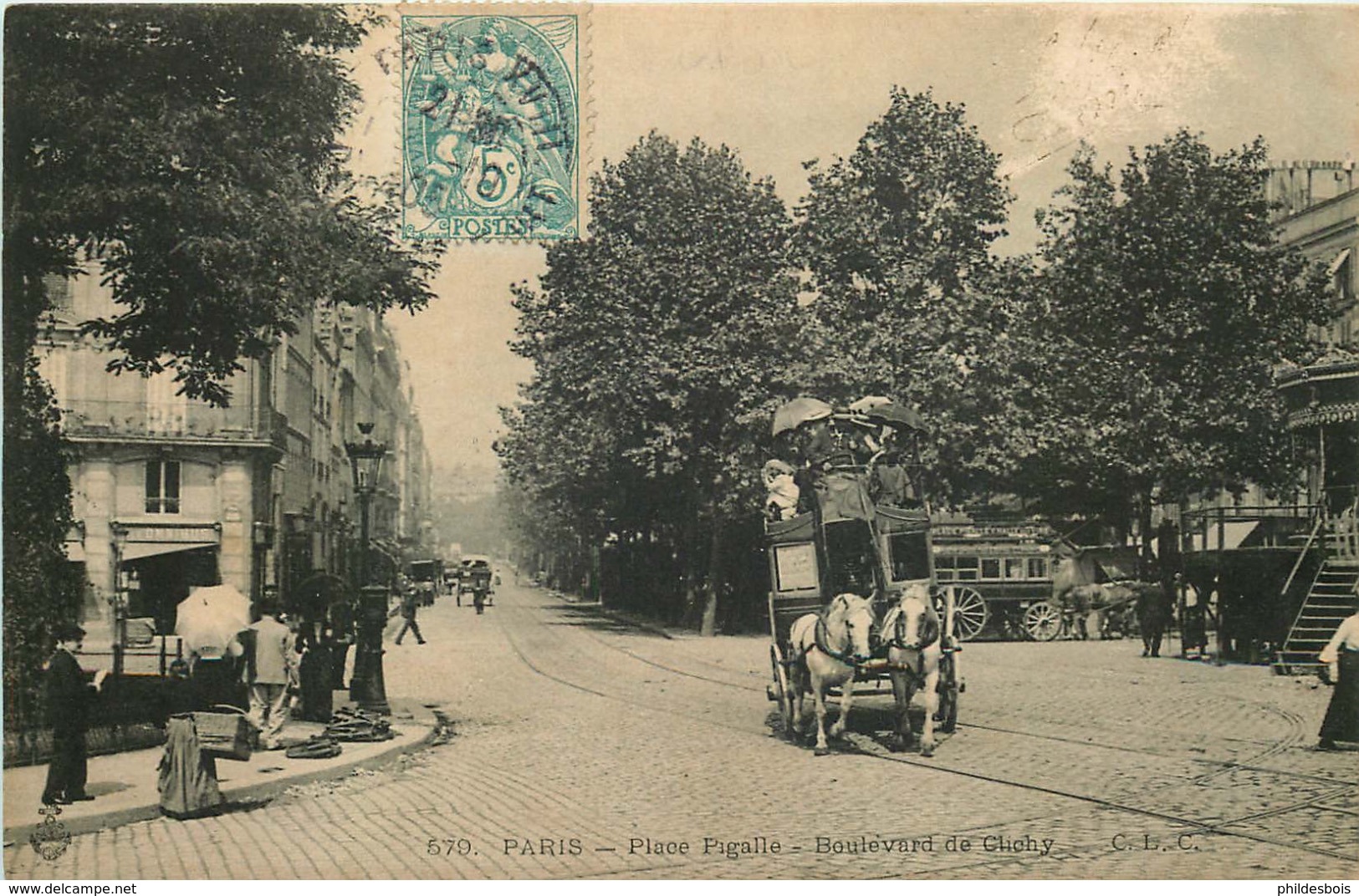 PARIS  18eme Arrondissement   Place Pigalle   Boulevard De Clichy - Arrondissement: 18
