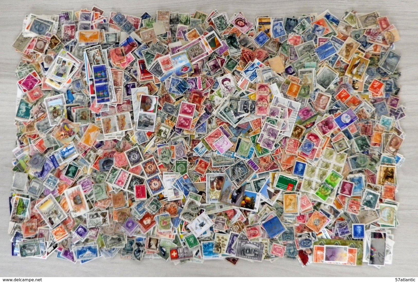 LOT 20000 TIMBRES OBLITERES MONDE ENTIER - VRAC - DECOLLES - BON ETAT - Vrac (min 1000 Timbres)