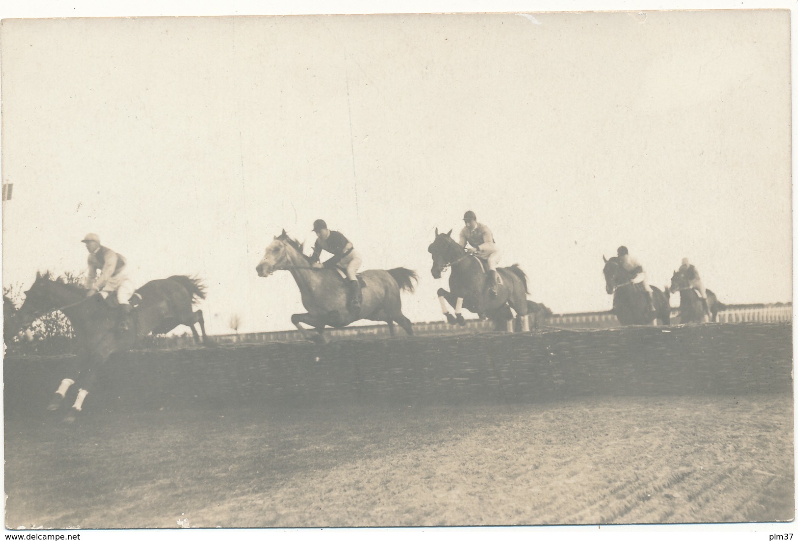 NICE, Environs - Carte Photo - Courses De Chevaux, Saut De Haie - Santé, Hôpitaux