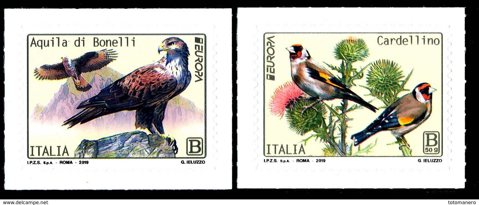 ITALY/Italien/Italia  EUROPA 2019 "National Birds" Set Of 2v** - 2019