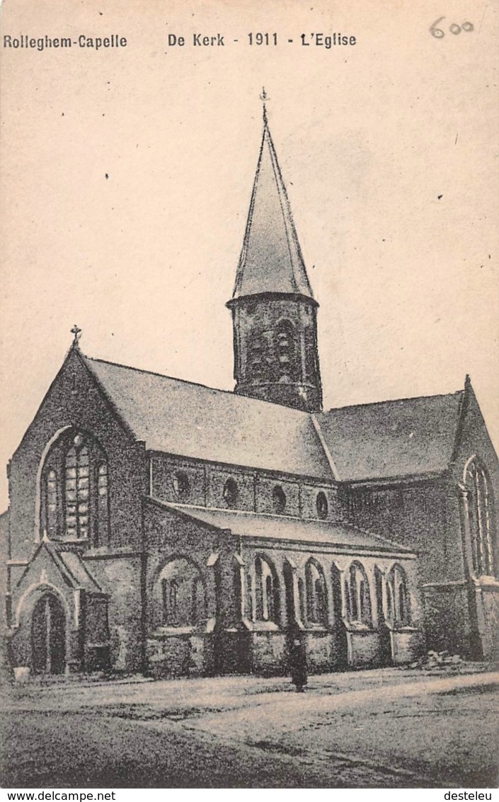 De Kerk 1911 - Rollegem-Kapelle - Ledegem