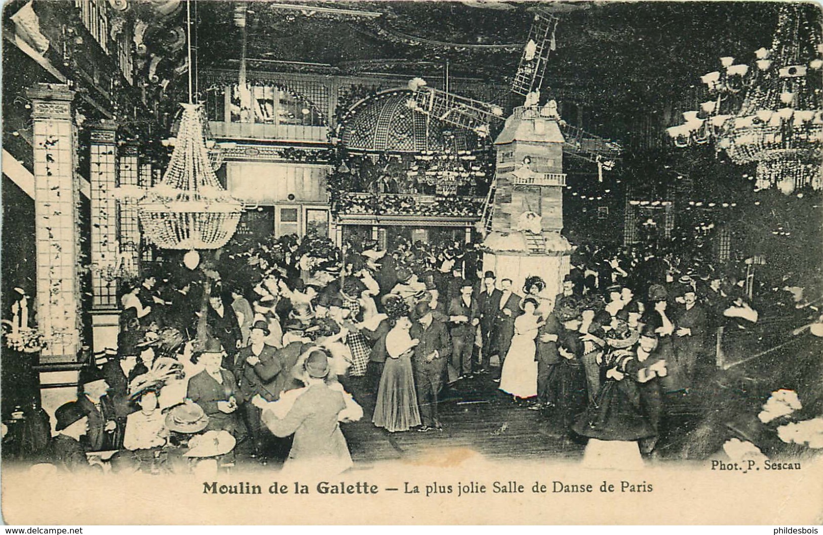 PARIS  18eme Arrondissement MOULIN DE LA GALETTE  La Plus Jolie Salle De Danse - Arrondissement: 18