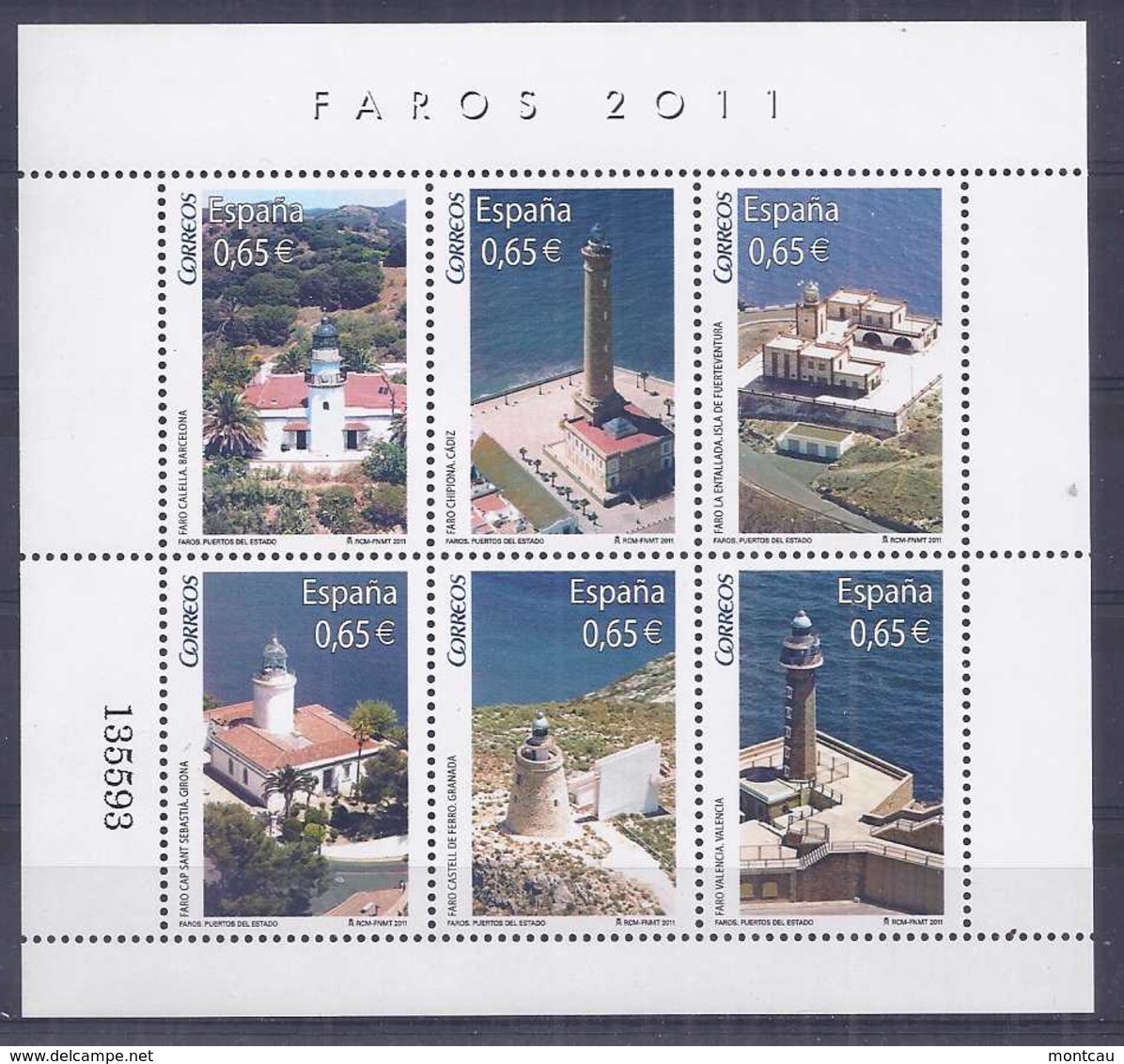 Spain 2011. Faros Ed 4646 (**) - Nuevos