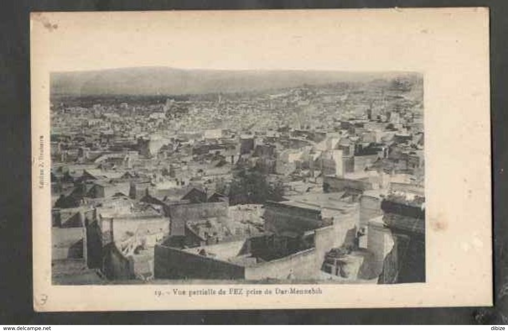 Maroc. Fès. Vue Partielle De Fès Prise De Dar- Mennebhi. Circulé. - Fez