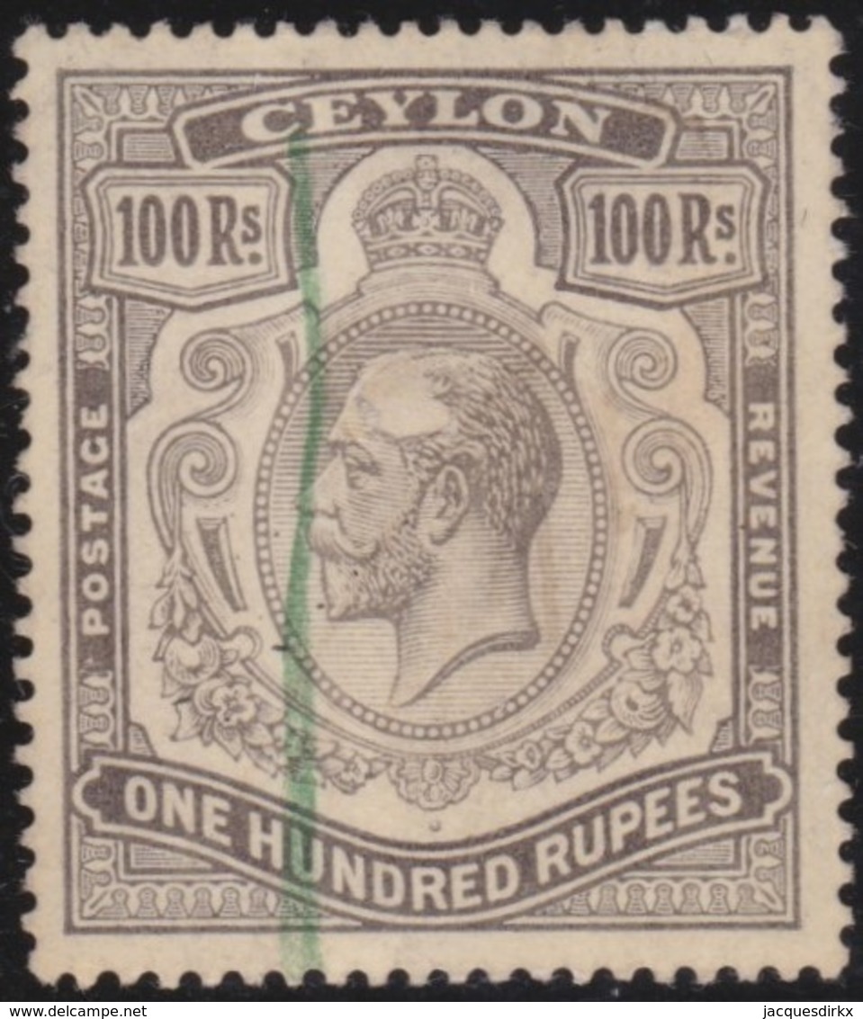 Ceylon     .    SG   .   321  Fiscal       .     O   .   Cancelled .   /   .   Gebruikt - Ceylon (...-1947)