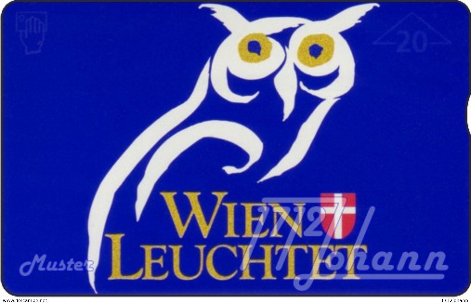 TWK Österreich Privat: "Wien Leuchtet" (711L) Gebr. - Oostenrijk