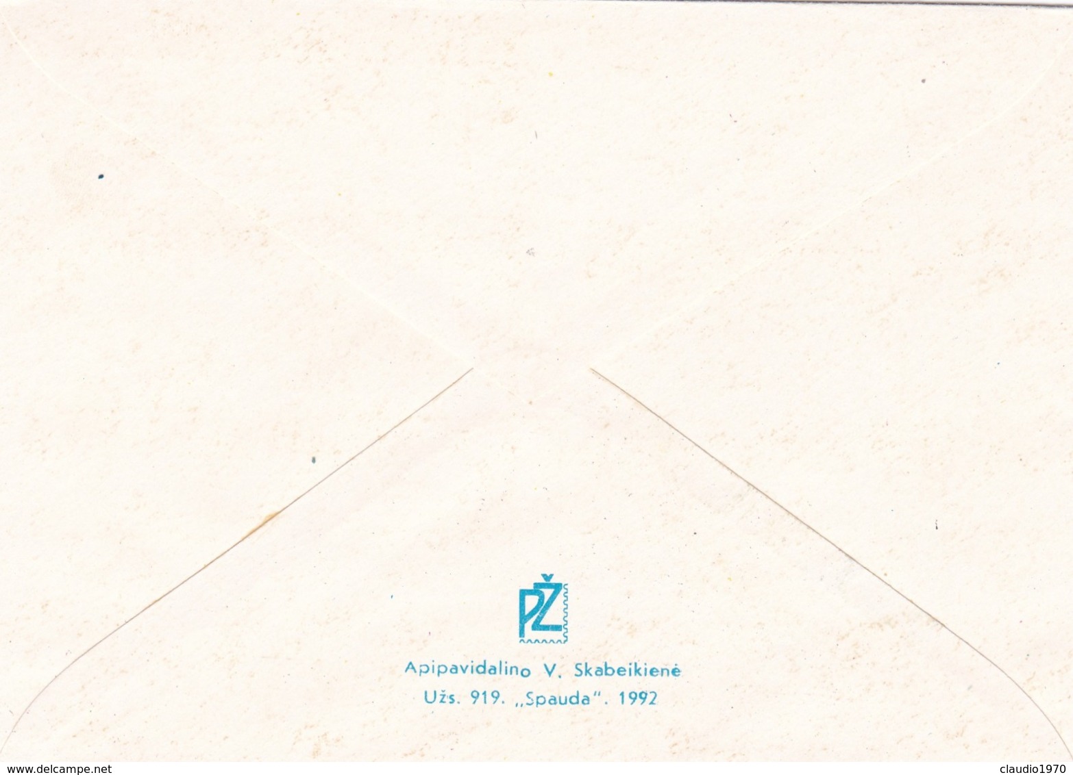 BUSTA FDC - LITUANIA - KEDAINIAI - 1992 - Litouwen