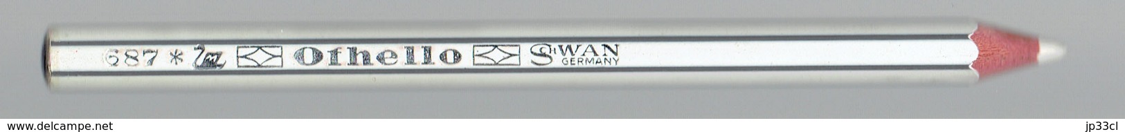 Crayon Blanc Pour Tissu (Dressmarker Pencil) Othello N° 687 Schwan Germany - Sonstige & Ohne Zuordnung