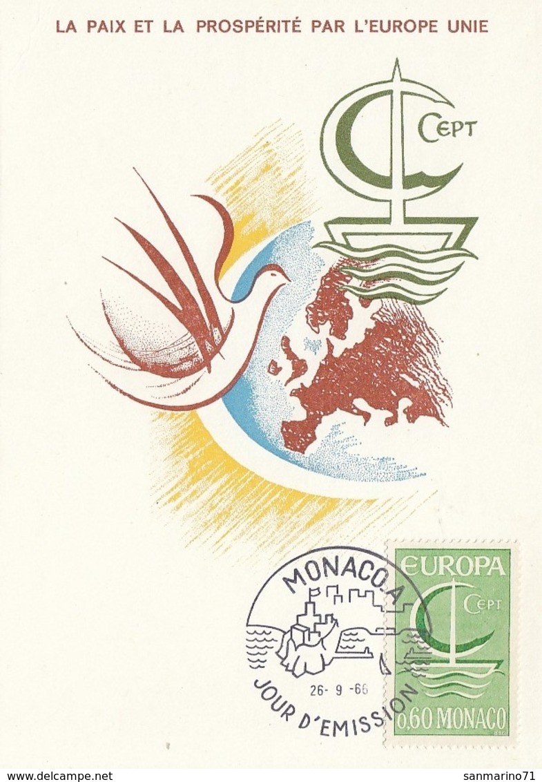 MONACO Maximum Card 836 - 1966