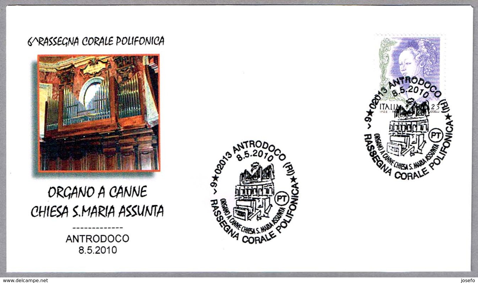 ORGANO De La Iglesia S.Maria Assunta - ORGAN. Antrodoco, Rieti, 2010 - Musik