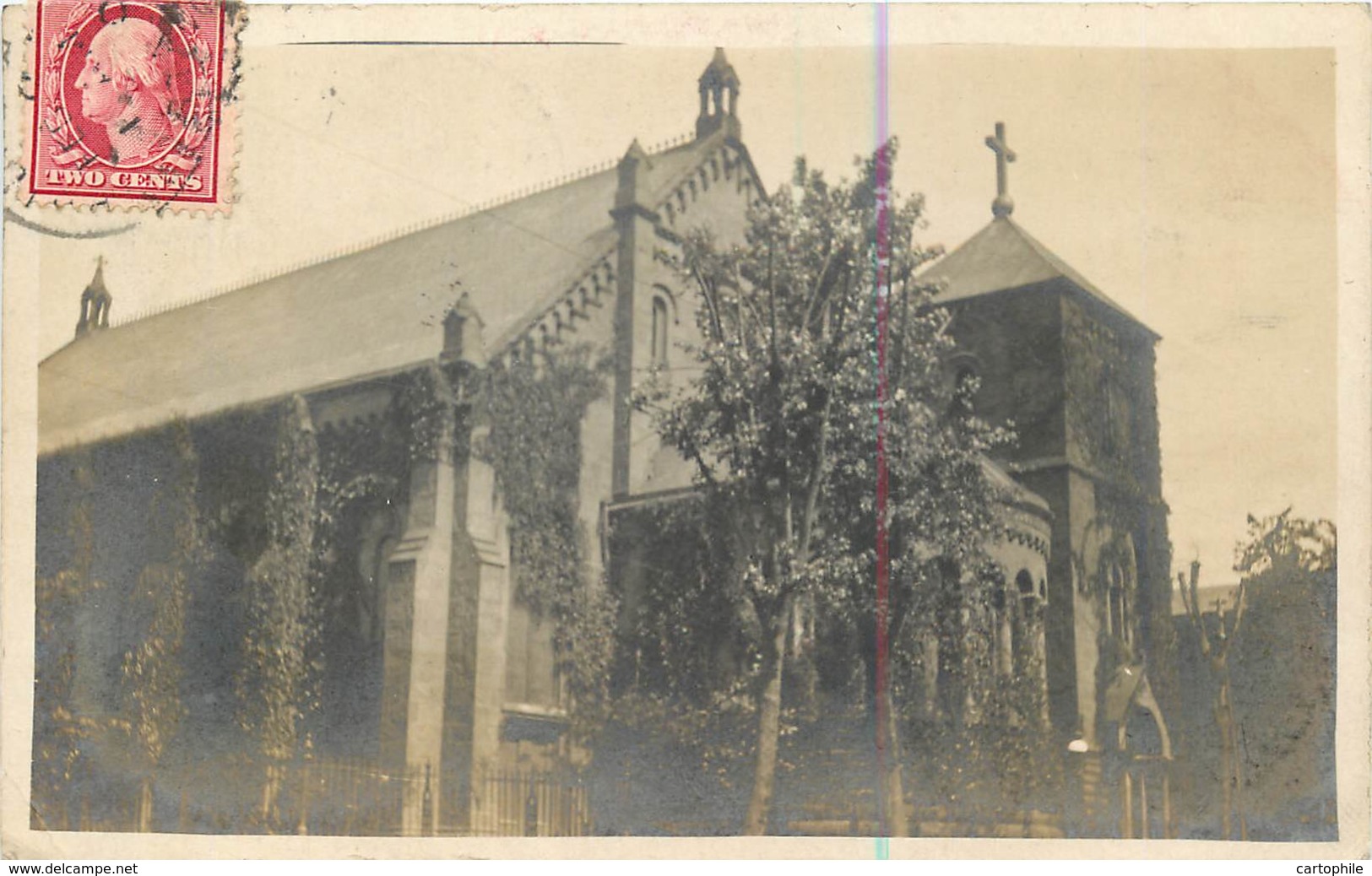 USA - Vintage Real Photo Postcard From Philadelphia In 1910 - Church - Philadelphia