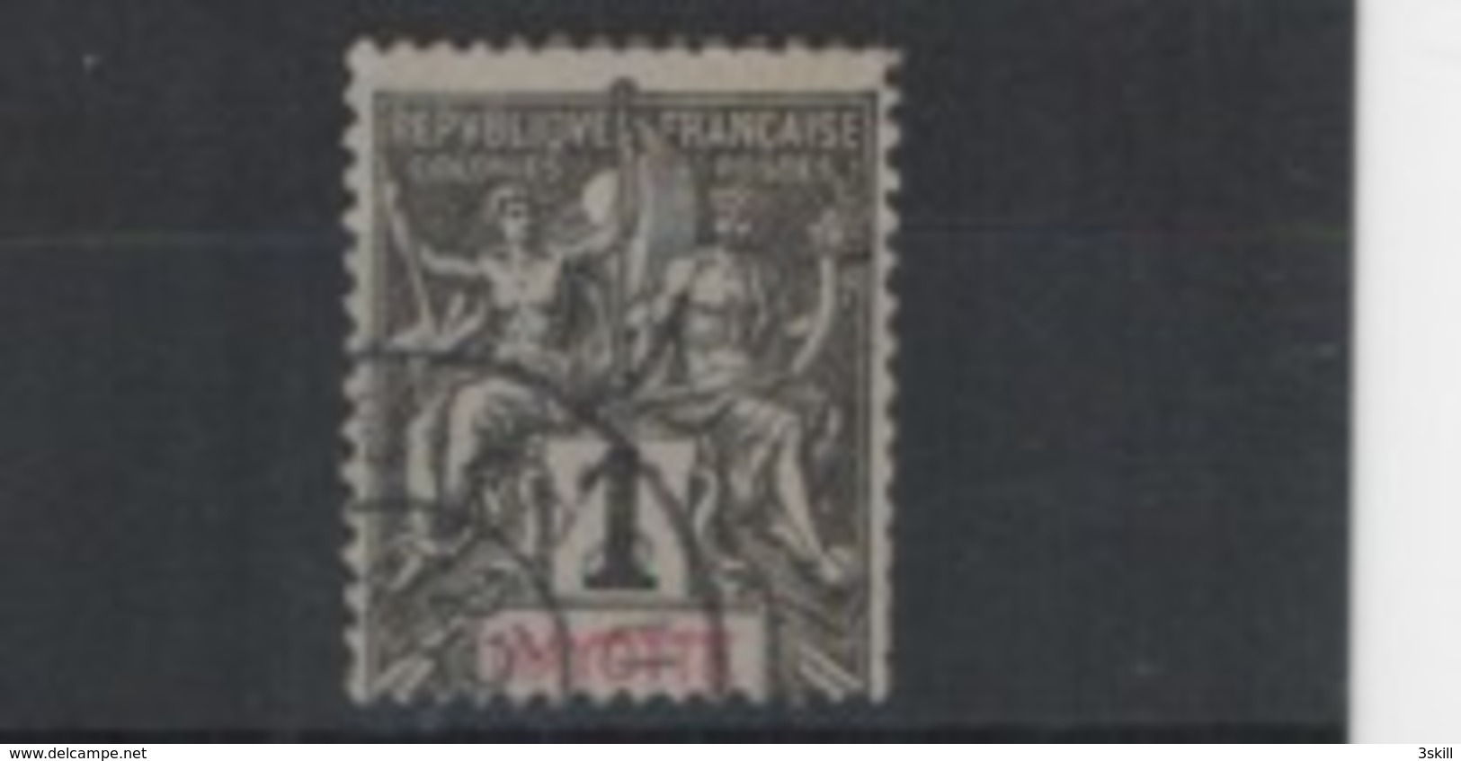 Mayotte 1892 , YT 1 °, Cote 1,20 - Usados