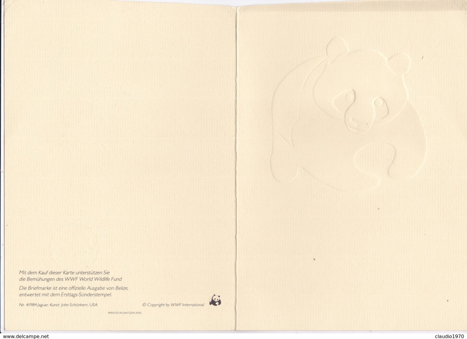 BUSTA FDC - BELIZE CITY - WWF WORLD WILDLIFE FUND 1988 - Belize (1973-...)